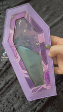 Load and play video in Gallery viewer, Sorcery purple coffin wallet
