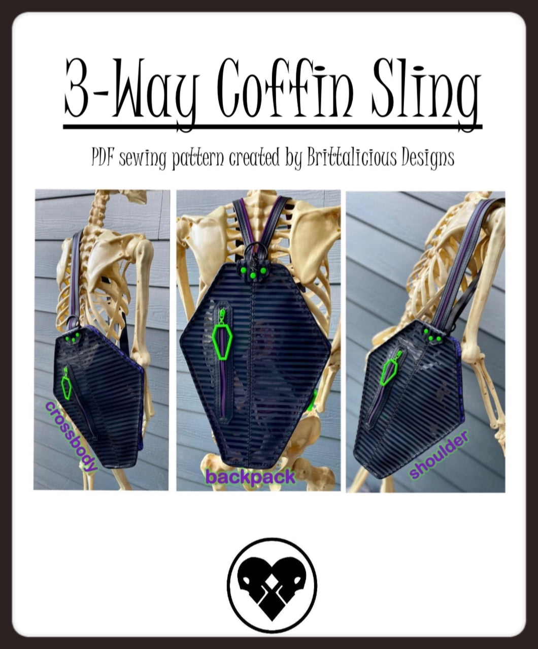 3-Way Coffin Sling PDF Sewing Pattern