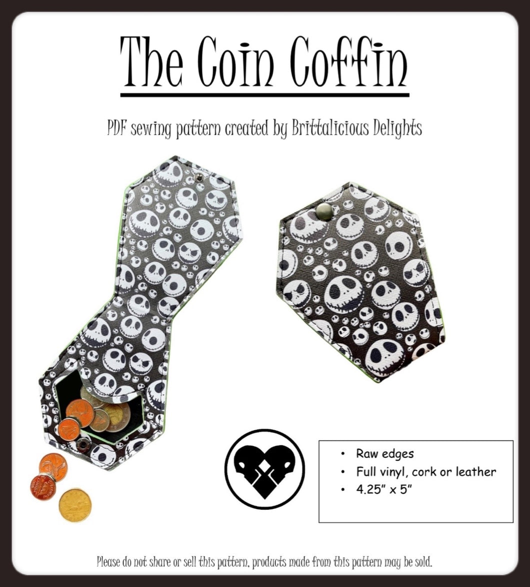 The Coin Coffin PDF Sewing Pattern